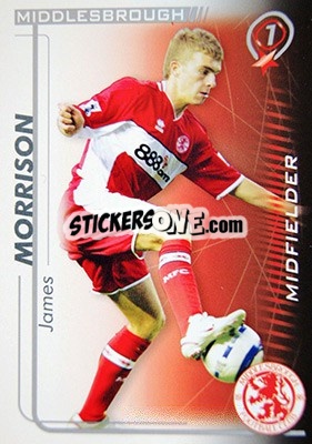 Sticker James Morrison - Shoot Out Premier League 2005-2006 - Magicboxint