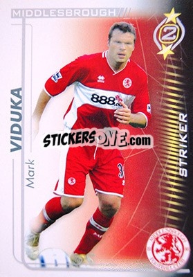 Sticker Mark Viduka - Shoot Out Premier League 2005-2006 - Magicboxint