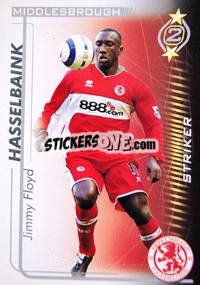 Sticker Jimmy Floyd Hasselbaink - Shoot Out Premier League 2005-2006 - Magicboxint