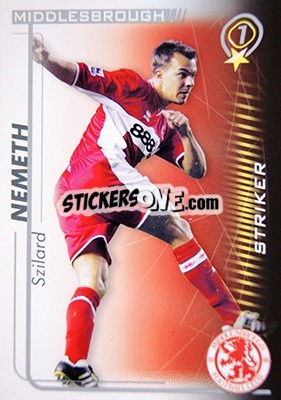 Sticker Szilard Nemeth - Shoot Out Premier League 2005-2006 - Magicboxint