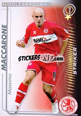 Sticker Massimo Maccarone - Shoot Out Premier League 2005-2006 - Magicboxint