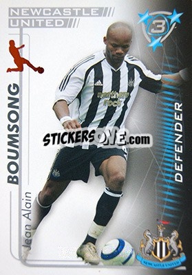 Sticker Jean-Alain Boumsong - Shoot Out Premier League 2005-2006 - Magicboxint