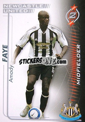 Sticker Amdy Faye - Shoot Out Premier League 2005-2006 n. 244 - Magicboxint