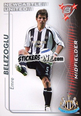 Sticker Emre Belozoglu - Shoot Out Premier League 2005-2006 - Magicboxint