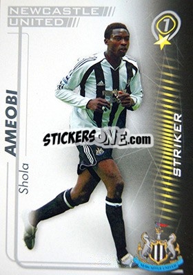 Sticker Shola Ameobi - Shoot Out Premier League 2005-2006 n. 249 - Magicboxint