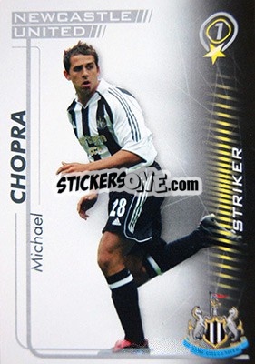 Sticker Michael Chopra - Shoot Out Premier League 2005-2006 n. 250 - Magicboxint