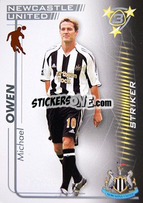 Sticker Michael Owen - Shoot Out Premier League 2005-2006 - Magicboxint