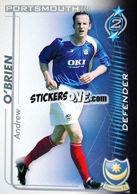 Sticker Andrew O'Brien - Shoot Out Premier League 2005-2006 n. 255 - Magicboxint