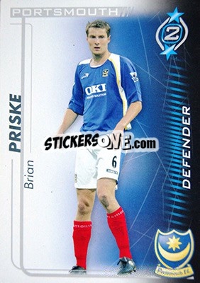 Sticker Brian Priske - Shoot Out Premier League 2005-2006 - Magicboxint