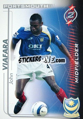 Sticker John Viafara - Shoot Out Premier League 2005-2006 n. 265 - Magicboxint