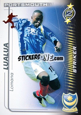 Sticker Lomana Lualua - Shoot Out Premier League 2005-2006 - Magicboxint