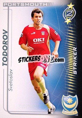 Sticker Svetoslav Todorov - Shoot Out Premier League 2005-2006 - Magicboxint