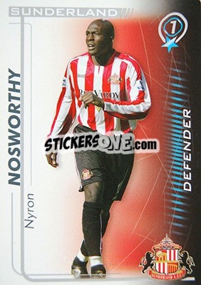 Figurina Nyron Nosworthy - Shoot Out Premier League 2005-2006 n. 272 - Magicboxint