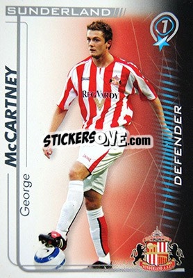 Sticker George McCartney - Shoot Out Premier League 2005-2006 - Magicboxint