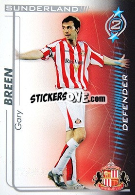 Sticker Gary Breen - Shoot Out Premier League 2005-2006 - Magicboxint