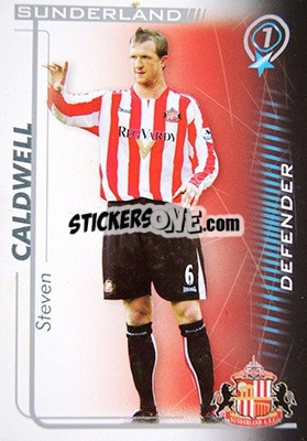 Sticker Steven Caldwell - Shoot Out Premier League 2005-2006 n. 276 - Magicboxint