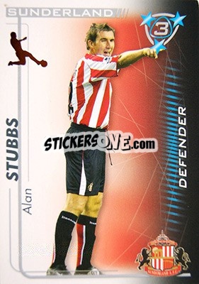 Sticker Alan Stubbs - Shoot Out Premier League 2005-2006 - Magicboxint
