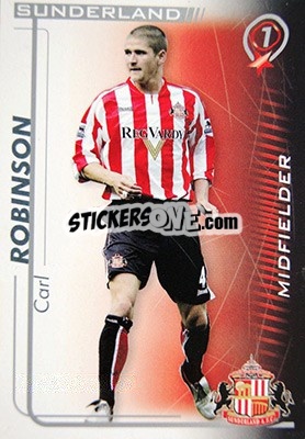 Sticker Carl Robinson - Shoot Out Premier League 2005-2006 n. 278 - Magicboxint