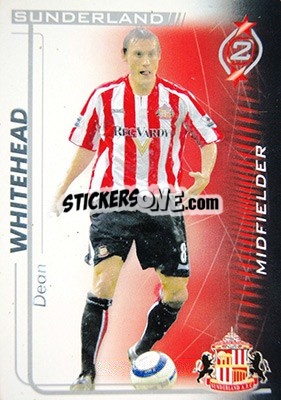 Cromo Dean Whitehead - Shoot Out Premier League 2005-2006 - Magicboxint