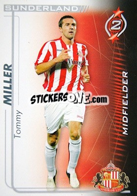 Sticker Tommy Miller - Shoot Out Premier League 2005-2006 - Magicboxint