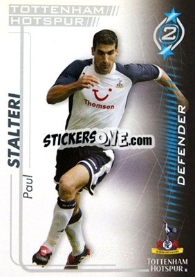 Cromo Paul Stalteri - Shoot Out Premier League 2005-2006 - Magicboxint