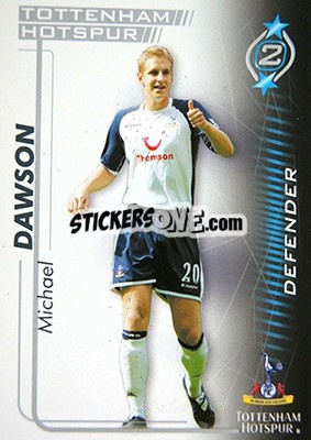Sticker Michael Dawson - Shoot Out Premier League 2005-2006 n. 292 - Magicboxint