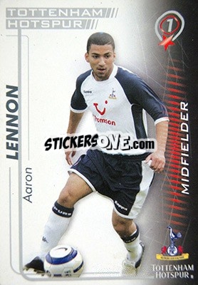 Sticker Aaron Lennon - Shoot Out Premier League 2005-2006 - Magicboxint