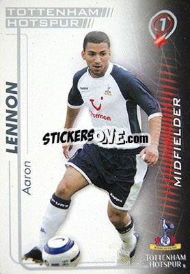 Sticker Aaron Lennon - Shoot Out Premier League 2005-2006 n. 297 - Magicboxint
