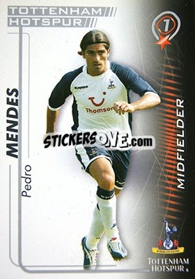 Sticker Pedro Mendes - Shoot Out Premier League 2005-2006 - Magicboxint