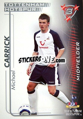 Sticker Michael Carrick - Shoot Out Premier League 2005-2006 n. 301 - Magicboxint