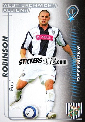 Sticker Paul Robinson - Shoot Out Premier League 2005-2006 n. 309 - Magicboxint