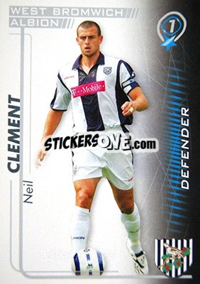 Sticker Neil Clement - Shoot Out Premier League 2005-2006 n. 312 - Magicboxint