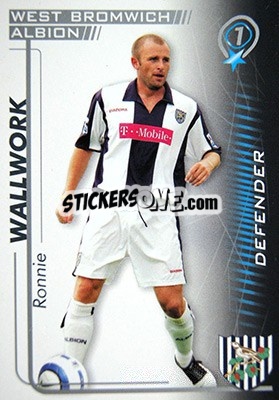 Sticker Ronnie Wallwork - Shoot Out Premier League 2005-2006 n. 313 - Magicboxint