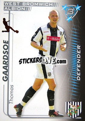 Sticker Thomas Gaardsoe - Shoot Out Premier League 2005-2006 - Magicboxint