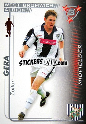 Sticker Zoltan Gera - Shoot Out Premier League 2005-2006 - Magicboxint