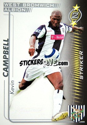 Sticker Kevin Campbell - Shoot Out Premier League 2005-2006 n. 320 - Magicboxint