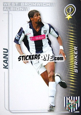 Sticker Nwankwo Kanu - Shoot Out Premier League 2005-2006 n. 321 - Magicboxint