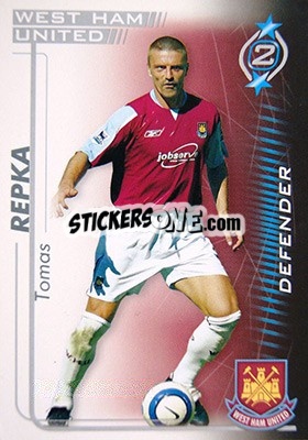 Sticker Tomas Repka - Shoot Out Premier League 2005-2006 - Magicboxint