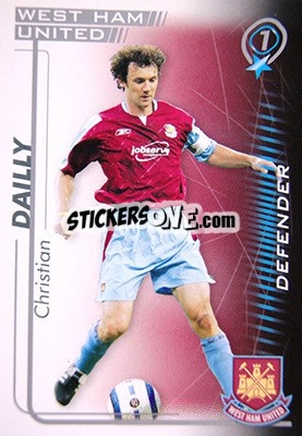 Sticker Christian Dailly - Shoot Out Premier League 2005-2006 - Magicboxint