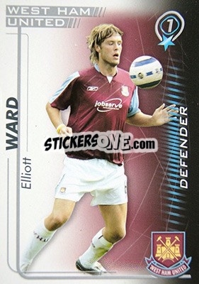 Cromo Elliott Ward - Shoot Out Premier League 2005-2006 n. 329 - Magicboxint