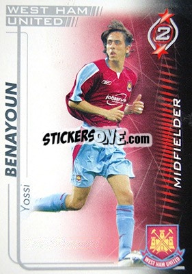 Sticker Yossi Benayoun - Shoot Out Premier League 2005-2006 - Magicboxint