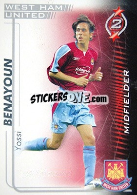 Sticker Yossi Benayoun - Shoot Out Premier League 2005-2006 n. 338 - Magicboxint