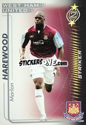Sticker Marlon Harewood - Shoot Out Premier League 2005-2006 n. 340 - Magicboxint