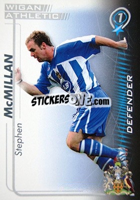 Sticker Stephen McMillan - Shoot Out Premier League 2005-2006 - Magicboxint