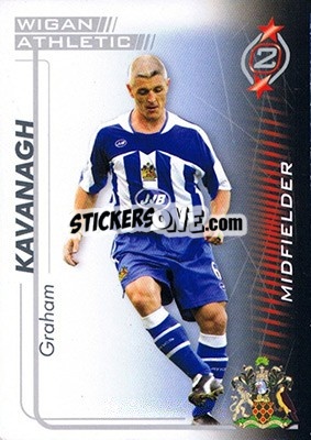 Sticker Graham Kavanagh - Shoot Out Premier League 2005-2006 n. 354 - Magicboxint