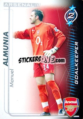 Figurina Almunia - Shoot Out Premier League 2005-2006 - Magicboxint