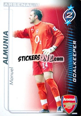 Cromo Almunia - Shoot Out Premier League 2005-2006 n. u1 - Magicboxint