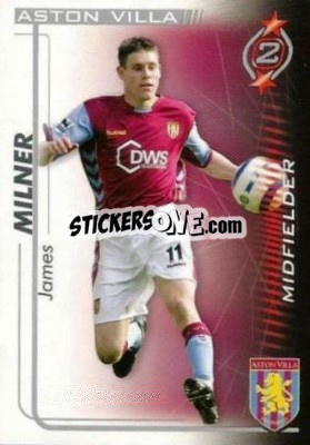 Sticker Milner - Shoot Out Premier League 2005-2006 - Magicboxint