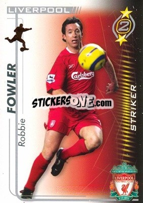 Sticker Robbie Fowler - Shoot Out Premier League 2005-2006 - Magicboxint