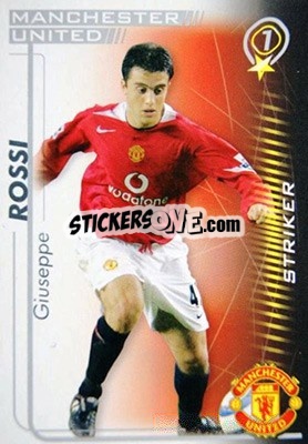 Sticker Giuseppe Rossi - Shoot Out Premier League 2005-2006 n. u34 - Magicboxint